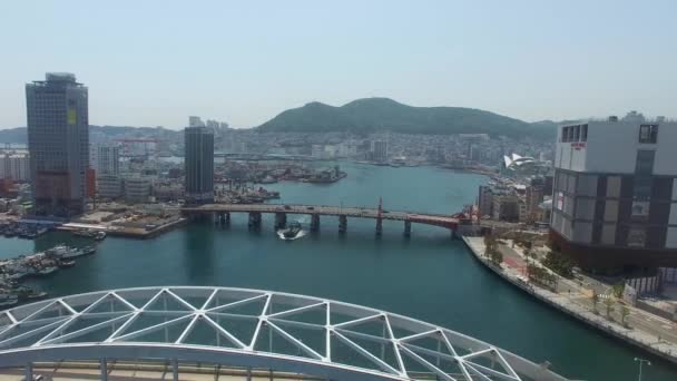 Yeongdodaegyo Brücke Busan Südkorea Asien — Stockvideo