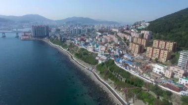 Huinnyeoul beyaz Shoal Kültür Köyü, Yeongdo, Yeong Adası, Busan, Güney Kore Asya