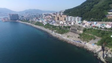 Huinnyeoul beyaz Shoal Kültür Köyü, Yeongdo, Yeong Adası, Busan, Güney Kore Asya