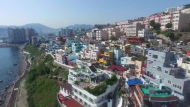 Huinnyeoul beyaz Shoal Kültür Köyü, Yeongdo, Yeong Adası, Busan, Güney Kore Asya