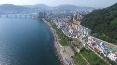 Huinnyeoul beyaz Shoal Kültür Köyü, Yeongdo, Yeong Adası, Busan, Güney Kore Asya