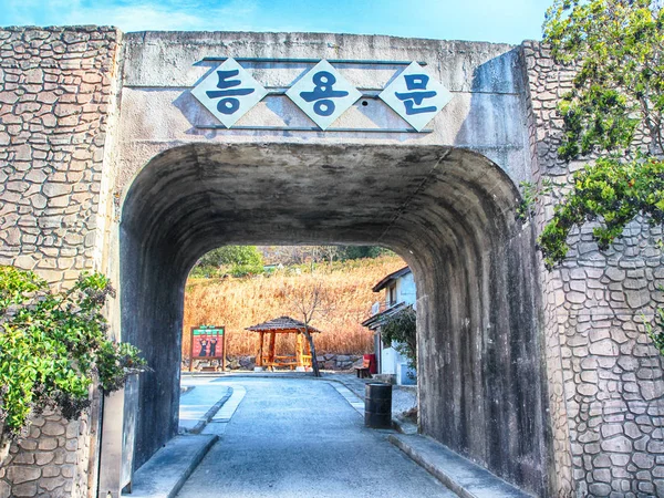 Παλιό Χωριό Και Δρόμο Της Suncheon Jeollanamdo Νότια Κορέα Ασία — Φωτογραφία Αρχείου