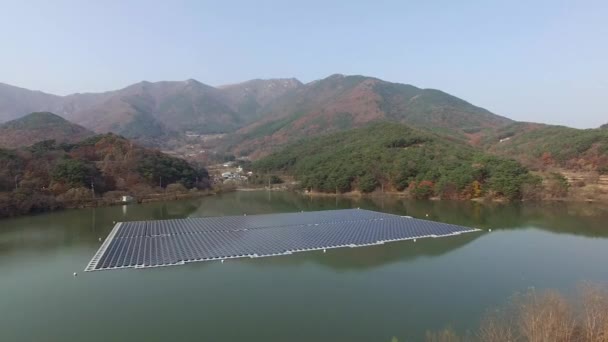 Güneş Enerjisi Jeneratör Gacheon Depo Uljugun Ulsan Güney Kore Asya — Stok video