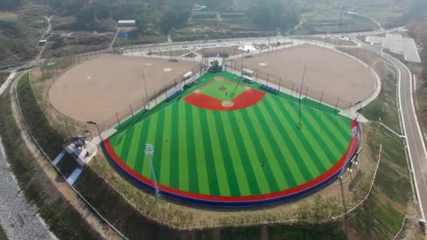 Cheongdo Baseball Park Unmun Dam Cheongdo Gyeongsangnamdo Corea Del Sud — Video Stock