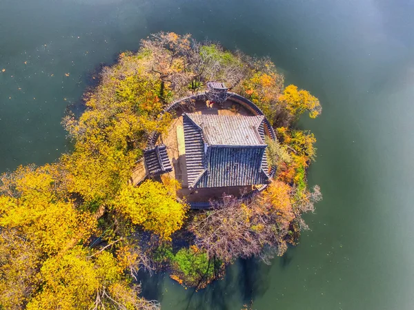 Casa Tradicional Coreana Embalse Wiryangji Miryang Gyeongsangnamdo Corea Del Sur — Foto de Stock