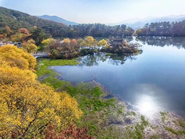 Wiryangji 저수지 Gyeongsangnamdo 아시아에서 — 스톡 사진