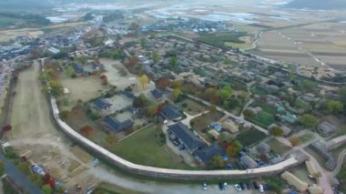 Nakan Eupseong Fortless geleneksel köy, Suncheon, Jeollanamdo, Güney Kore Asya