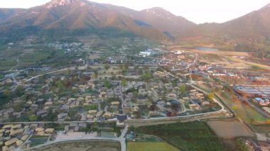 Nakan Eupseong Fortless geleneksel köy, Suncheon, Jeollanamdo, Güney Kore Asya