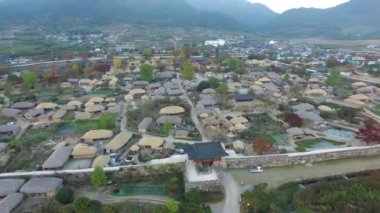 Nakan Eupseong Fortless geleneksel köy, Suncheon, Jeollanamdo, Güney Kore Asya