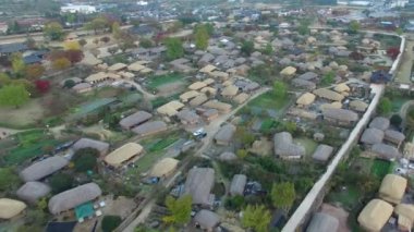 Nakan Eupseong Fortless geleneksel köy, Suncheon, Jeollanamdo, Güney Kore Asya