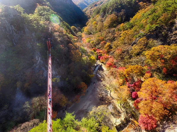Otoño Gancheonsan Mountain Sunchang Jeollanamdo Corea Del Sur Asia —  Fotos de Stock