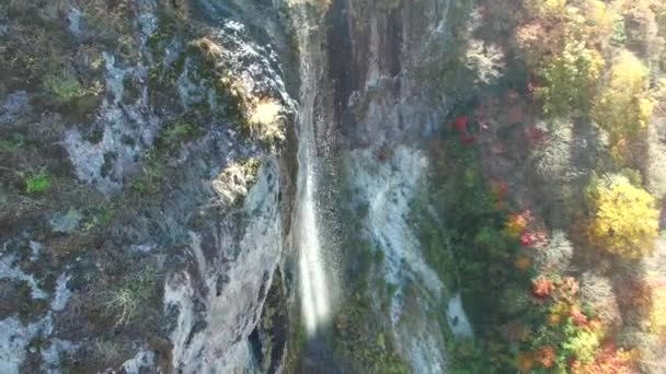 Herfst Van Gancheonsan Berg Sunchang Jeollanamdo Zuid Korea Azië — Stockvideo