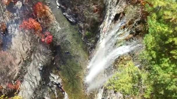 Herfst Van Gancheonsan Berg Sunchang Jeollanamdo Zuid Korea Azië — Stockvideo