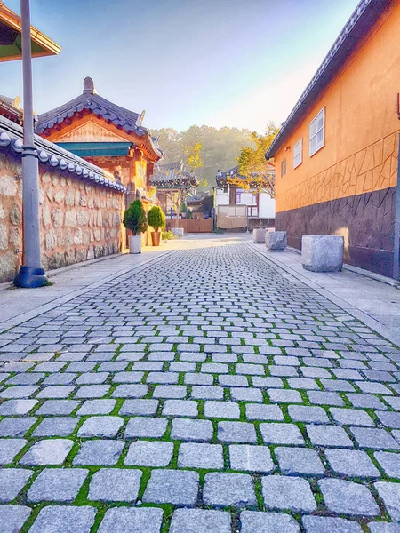 Street Jeonju Hanok Village Hagyományos Koreai Város Jeonju Jeollabukdo Dél — Stock Fotó