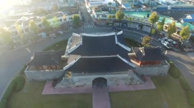 PungnamMun geleneksel Kore Gate Jeonju Hanok Köyü, Jeonju, Jeollabukdo, Güney Kore, Asya