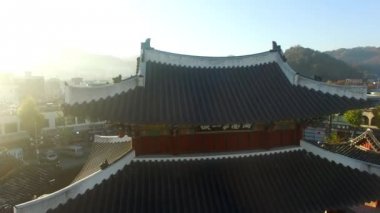 PungnamMun geleneksel Kore Gate Jeonju Hanok Köyü, Jeonju, Jeollabukdo, Güney Kore, Asya