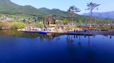 Hava Okyeonji Songhae Park, Dalseonggun, görünümü daegu, Gyeongsangbukdo, Güney Kore Asya