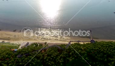 Geçit Janghang Songlim dağ orman Resort, Seocheon, Chungcheongnamdo, Güney Kore, Asya günbatımı