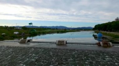 Seongbak ormanı, Seongju, Gyeongbuk, Güney Kore Asya havadan görünümü
