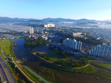 Sabah Seokbak ormanı, Seongju, Gyeongbuk, Güney Kore Asya