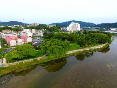 Seongbak ormanı, Seongju, Gyeongbuk, Güney Kore, Asya havadan görünümü