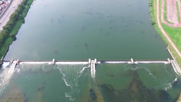 Vue Aérienne Fleuve Miryang Gyeongnam Corée Sud Asie — Video