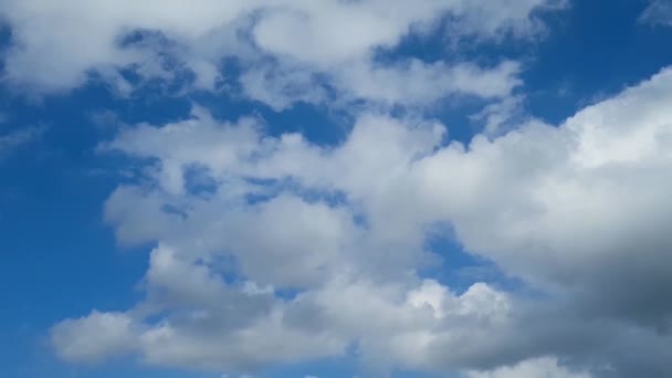 Timelapse Van Wolken Blauwe Hemel Busan Zuid Korea Azië — Stockvideo