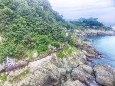 igidae Park Havadan Görünümü, Busan, Güney Kore, Asya