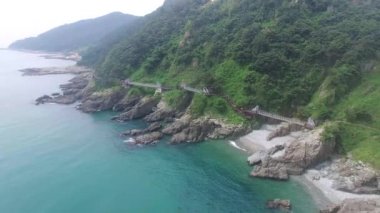 igidae Park Havadan Görünümü, Busan, Güney Kore, Asya