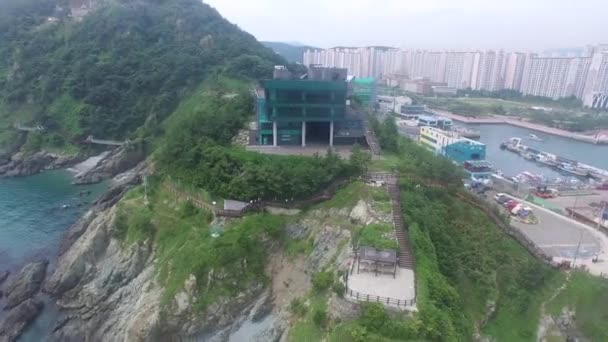 Vista Aérea Igidae Park Busan Corea Del Sur Asia — Vídeos de Stock