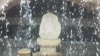 Hongbeopsa Tapınağı'nın havadan görünümü, Busan, Güney Kore, Asya