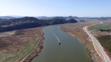 Naju Image Tema Parkı Havadan Görünümü , Naju, Jeonnam, Güney Kore, Asya