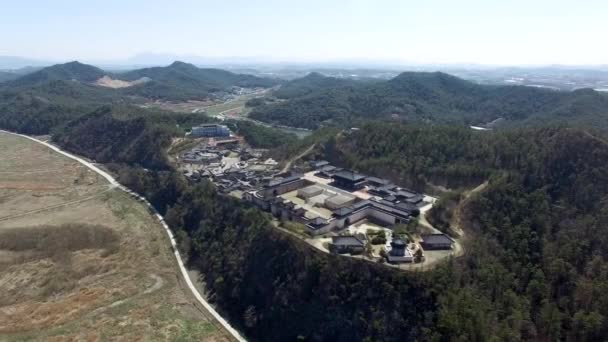 Vista Aérea Del Parque Temático Naju Image Naju Jeonnam Corea — Vídeos de Stock