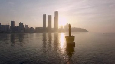 Haeundae Beach Heykeli, Busan, Güney Kore, Asya