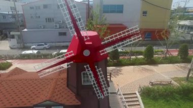 Bunezia janglim Port Janglimpogu Havadan Görünümü, Sahagu, Busan, Güney Kore, Asya.