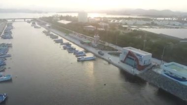 Bunezia janglim Port Janglimpogu Havadan Görünümü, Sahagu, Busan, Güney Kore, Asya.