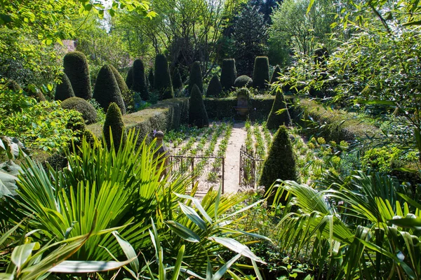 Homme Fauche Herbe Normandie Près Rouen Mai 2016 Documentaire — Photo