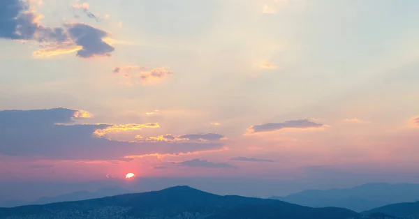 언덕에서 아테네에서 바라본 — 스톡 사진