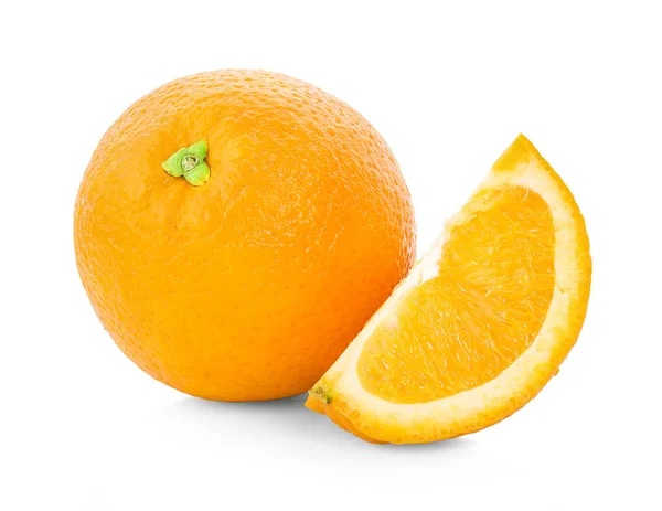 Orange Slice Isolated White Background — Stock Photo, Image