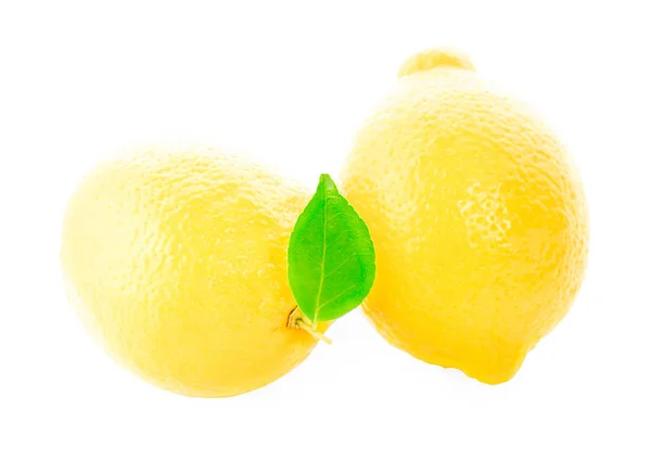 Lemon White Background — Stock Photo, Image