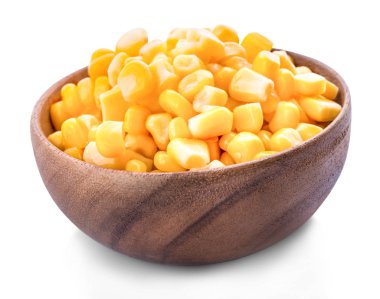 Olgun mısır beyaz arkaplanda izole