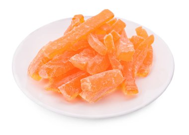 Kurutulmuş mango dilimleri, şekerlenmiş