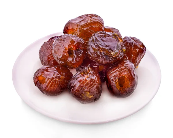 Thai Dessert Sweet Dried Chinese Jujube — Stock Photo, Image