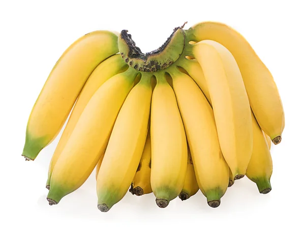 在白色背景上隔离的香蕉 — 图库照片