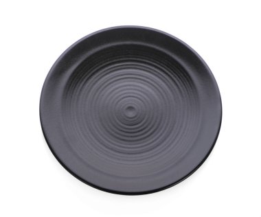 Siyah plaka beyaz arkaplanda izole edildi.