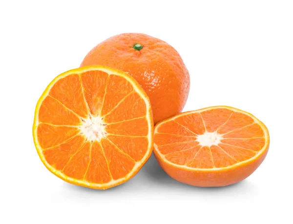 Oranje Fruit Geïsoleerd Witte Achtergrond — Stockfoto