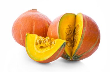 Beyaz arkaplanda kabak izole