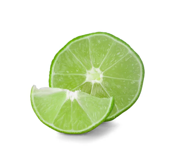 Lime Isolated White Background Image — Stock Photo, Image