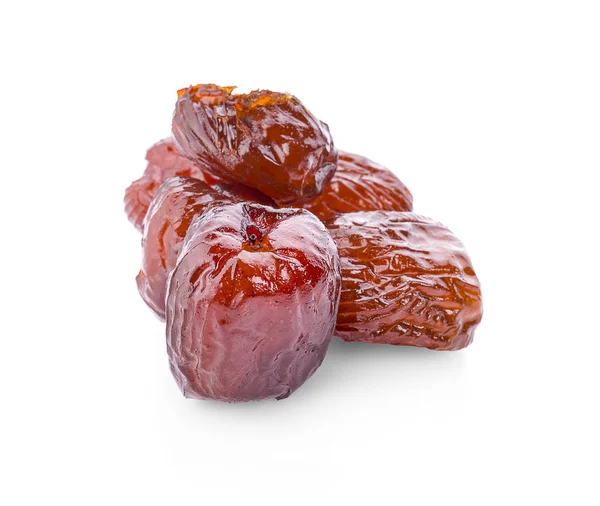 Jujube Coating Sirup Isoliert Auf Weißem Hintergrund — Stockfoto