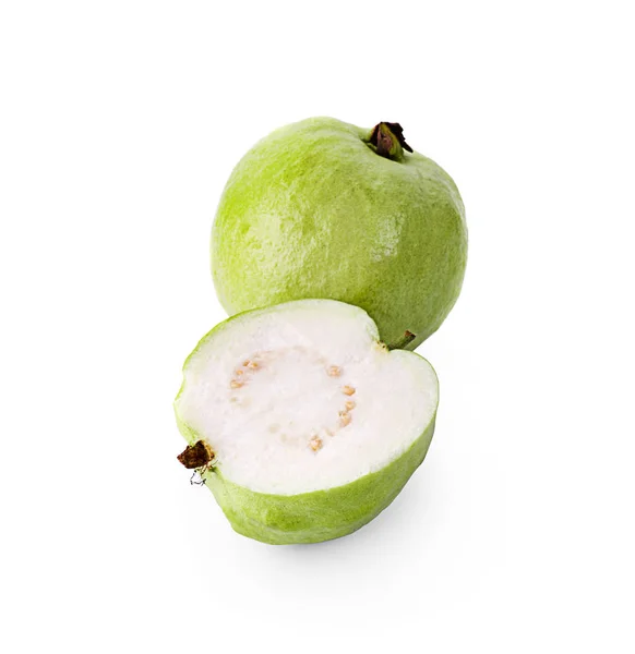 Guava Isolato Sullo Sfondo Bianco — Foto Stock